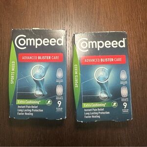 NEW!! Compeed Advanced Blister Care Bundle, Sports Mixed, 18 Gel Cushions Total